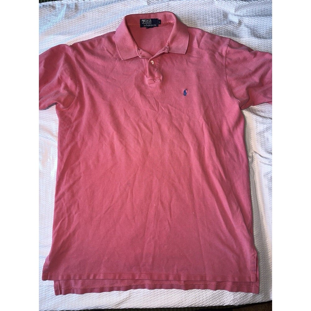 Polo by Ralph Lauren Pink Polo Shirt – Size Large cotton Made in USA